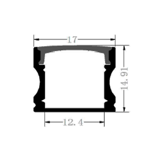 Size รางไฟเส้นLED-Type-D