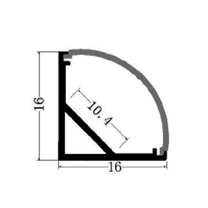 Size รางไฟเส้นLED-Type-E